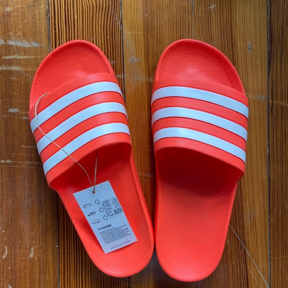 adidas Shoes - Neon Adidas Slides